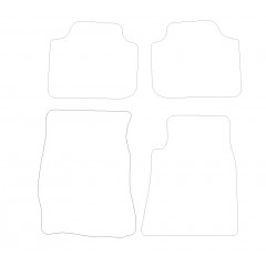 Lexus GS 300 2006 - 2013 (4 Pieces 0 Clips) Car Mats