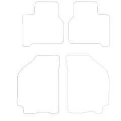 Rover Cityrover  2003 - 2005 (4 Pieces 0 Clips) Car Mats