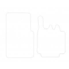 Smart Fortwo Coupe  2003 - 2007 (2 Pieces 0 Clips) Car Mats