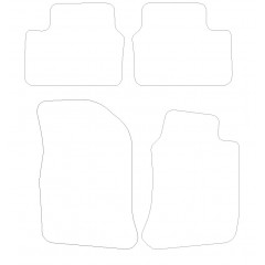 Vauxhall Vectra  1995 - 2002 (4 Pieces 0 Clips) Car Mats