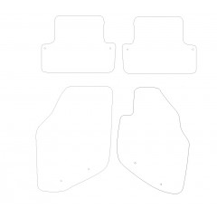 Volvo S60 1996 - 2004 (4 Pieces 0 Clips) Car Mats