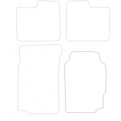 Peugeot 406  1996 - 2004 (4 Pieces 0 Clips) Car Mats