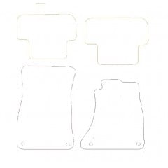 Audi A5 Sportback  2009 - 2016 (4 Pieces 4 Clips) Car Mats