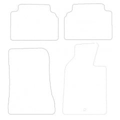 BMW   E34 5 Series 1988 - 1997 (4 Pieces 1 Clips) Car Mats