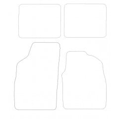 Fiat Panda  2006 - 2012 (4 Pieces 0 Clips) Car Mats