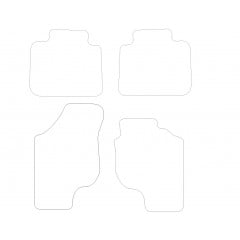 Kia Cerato  2004 - 2006 (4 Pieces 0 Clips) Car Mats