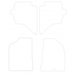 Mazda BT-50 Single Cab 2006 - Current (2 Pieces 1 Clips) Car Mats