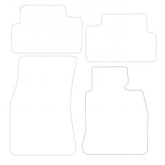 BMW   E63 6 Series Coupe 2004 - 2012 (4 Pieces 2 Clips) Car Mats