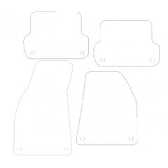 Audi A4  2006 - 2008 (4 Pieces 8 Clips) Car Mats