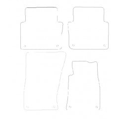 Audi A8 Quattro 2003 - 2011 (4 Pieces 8 Clips) Car Mats
