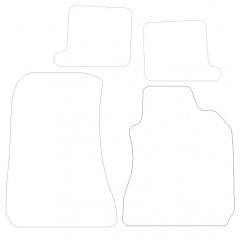 Alfa Romeo Brera 2006 - 2010 (4 Pieces 0 Clips) Car Mats