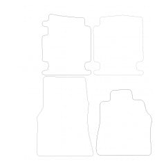 Mercedes-Benz Vaneo 2002 - 2005 (4 Pieces 0 Clips) Car Mats