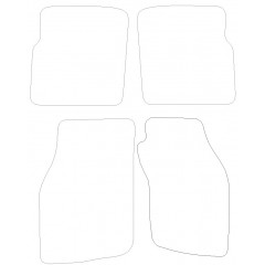 Mitsubishi Carisma Carisma 1999 - 2004 (4 Pieces 0 Clips) Car Mats