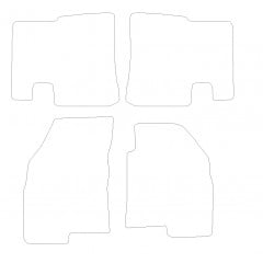 Kia Magentis Automatic 2005 - 2011 (4 Pieces 0 Clips) Car Mats