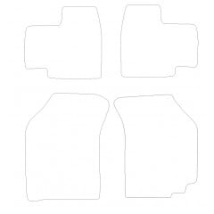 Suzuki Swift Hatchback 2005 - 2010 (4 Pieces 0 Clips) Car Mats