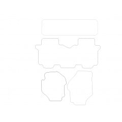 Hyundai Trajet 1999 - 2008 (4xxl Pieces 0 Clips) Car Mats