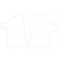 Mercedes-Benz Vito 2003 - 2015 (2 Pieces 0 Clips) Car Mats