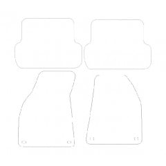 Audi A4  2002 - 2005 (4 Pieces 4 Clips) Car Mats