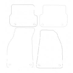 Audi A6  2009 - 2011 (4 Pieces 8 Clips) Car Mats