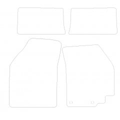 Suzuki Alto 2009 (4 Pieces 1 Clips) Car Mats
