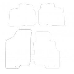Kia Ceed  2009 - 2012 (4 Pieces 3 Clips) Car Mats