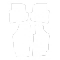 Volkswagen Fox 2006 - 2012 (4 Pieces 0 Clips) Car Mats