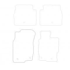 Mazda 6  2008 - 2013 (4 Pieces 6 Clips) Car Mats