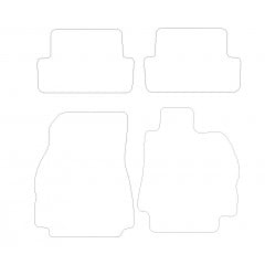 Renault Megane  2003 - 2008 (4 Pieces 0 Clips) Car Mats