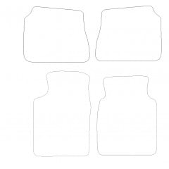 Renault Megane  1996 - 2003 (4 Pieces 0 Clips) Car Mats