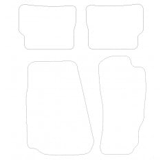 Mazda RX8 2003 - 2012 (4 Pieces 0 Clips) Car Mats