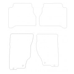 Kia Sorento  2007 - 2010 (4 Pieces 4 Clips) Car Mats