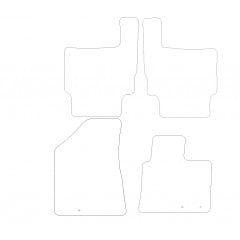 Kia Sorento 5 Seater 2010 - 2012 (4 Pieces 3 Clips) Car Mats