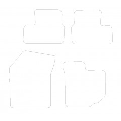 Suzuki Splash  2008 - 2014 (4 Pieces 2 Clips) Car Mats