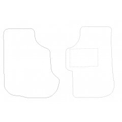 Volkswagen Transporter T25 Caravelle Fronts Only   (2 Pieces 0 Clips) Car Mats