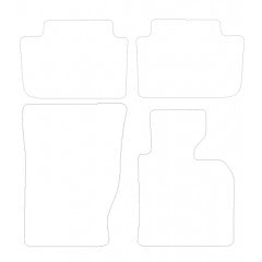 BMW   X3  2004 - 2011 (4 Pieces 2 Clips) Car Mats