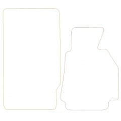 BMW Z3 1995 - 2002 (2 Pieces 2 Clips) Car Mats