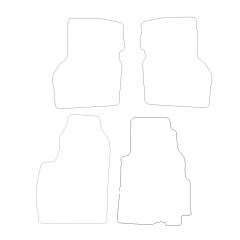 Hyundai Atoz  1998 - 2001 (4 Pieces 0 Clips) Car Mats