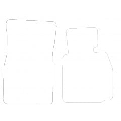 BMW   Z4 Roadster E85 Alternative Pattern To 1040   (2 Pieces 2 Clips) Car Mats