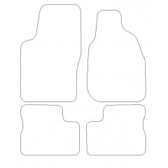 Vauxhall Calibra  1990 - 1998 (4 Pieces 0 Clips) Car Mats