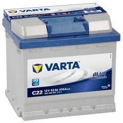 A1 VARTA BLUE BATTERY 012 52AH 470CCA L207 X W175 X H190 0/1 B3