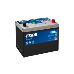EB704 EXIDE EXCELL BATTERY 030 70AH 540CCA L270 X W173 X H222 0/1 B9