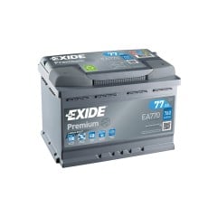 EA770 EXIDE PREMIUM BATTERY 096 77AH 760CCA L278X W175 X H190 0/1 B13
