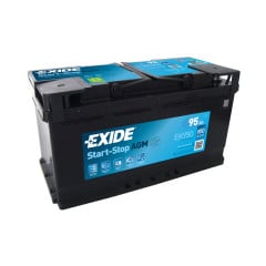 A1 EK960 EXIDE AGM 019 BATTERY 95AH 850CCA L353 X W175 X H190 0/1 B13