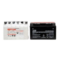 Motorcycle Battery YT7B-BS (LT7B-4) L150 x W65 x H93  (pos left)