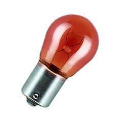 Osram (581) Offset Single Bulb - 21w Amber Flasher 