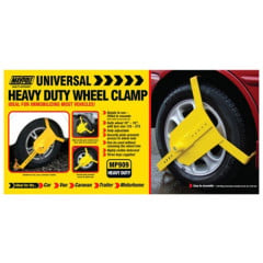 Maypole Heavy Duty Wheel Clamp 10-16 Inch