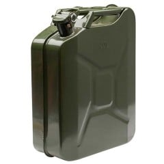 20L Jerry Can, Powder Coated, 0.8mm thick Green for Petrol