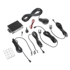 Audio Parking Distance Control Set With Silver Sensors