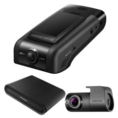 Thinkware U1000 Plus 4K Front & 1080p Rear Dash Cam Bundle including iVolt Mini External Battery