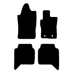 Ford Ranger 2022 - Current (4 Pieces 2 Clips) Car Mats